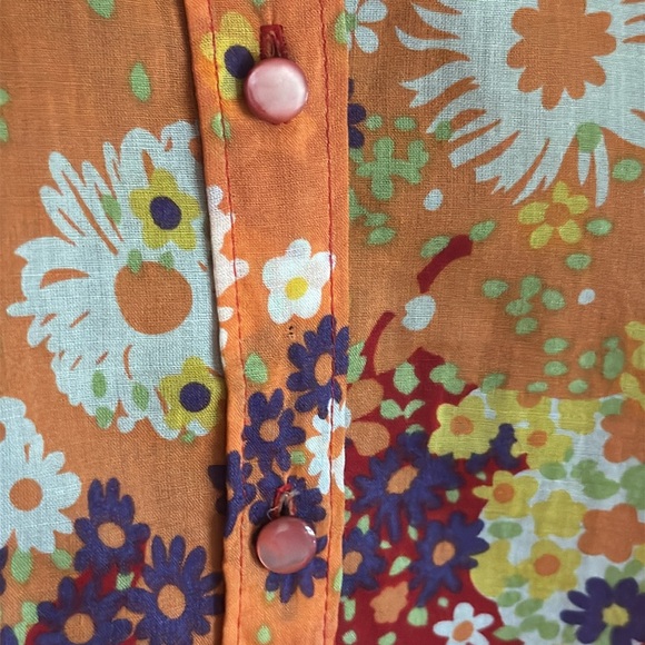 Anthropologie Odille Floral Short Sleeved Button-up - Picture 4 of 8